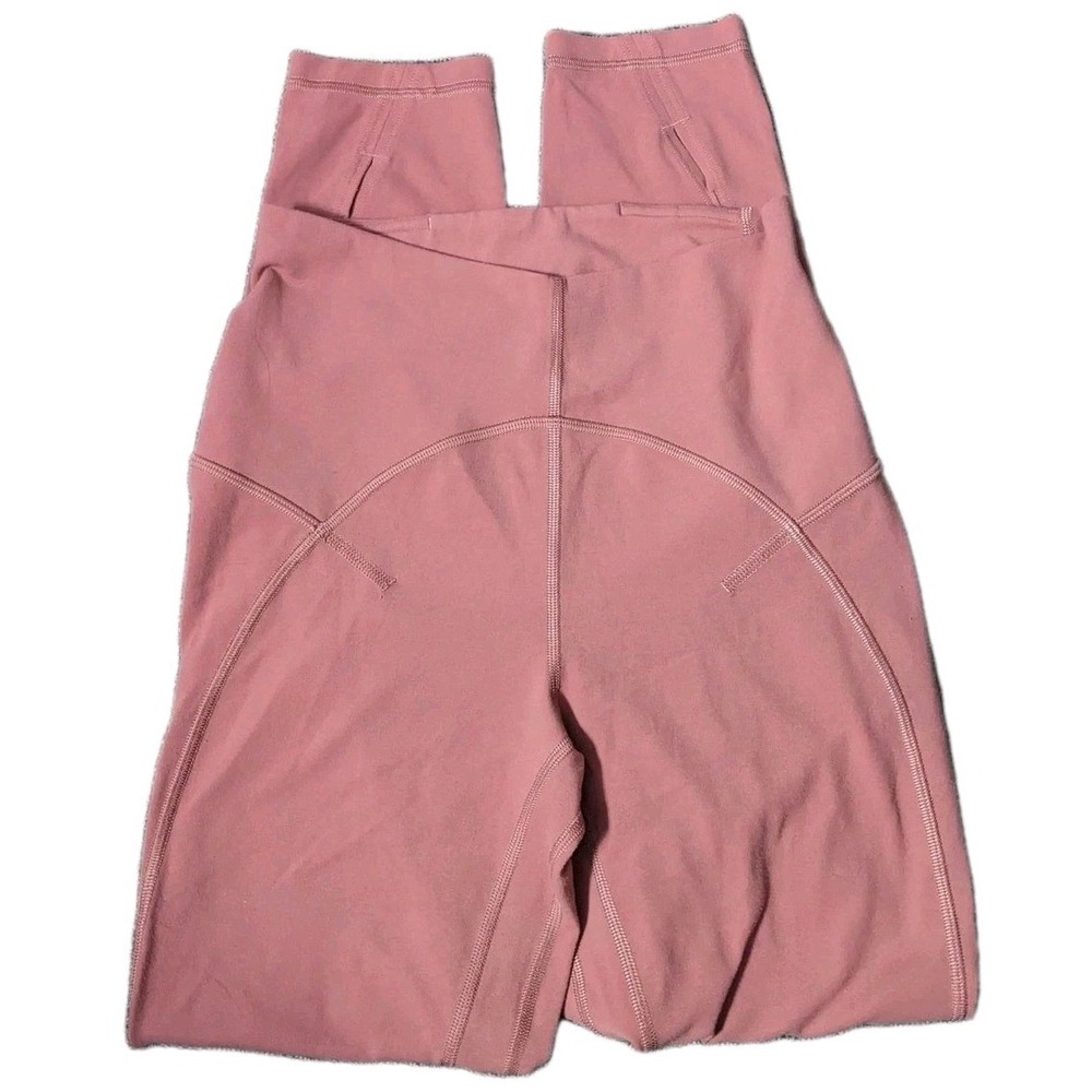 Lululemon Leggings Unlimit Size 4 High Rise Tight 25"‎ Keyhole Brier Rose Gym